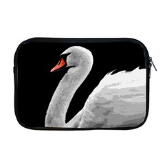 Swan Apple Macbook Pro 17  Zipper Case by Valentinaart