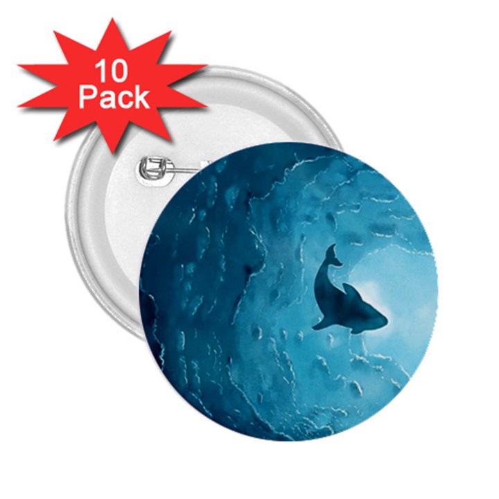 Shark 2.25  Buttons (10 pack) 