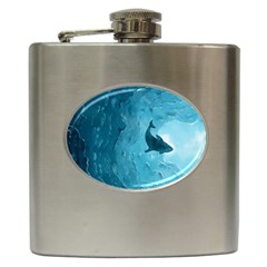 Shark Hip Flask (6 Oz) by Valentinaart