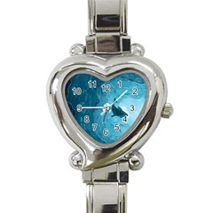 Shark Heart Italian Charm Watch by Valentinaart