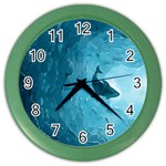 Shark Color Wall Clocks Front