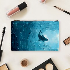 Shark Cosmetic Bag (medium)  by Valentinaart