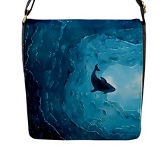 Shark Flap Messenger Bag (l)  by Valentinaart