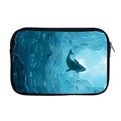 Shark Apple Macbook Pro 17  Zipper Case by Valentinaart