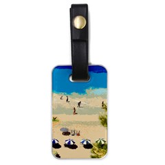 Beach Luggage Tags (one Side)  by Valentinaart