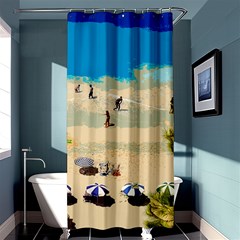 Beach Shower Curtain 36  X 72  (stall)  by Valentinaart