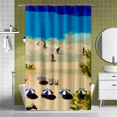 Beach Shower Curtain 48  X 72  (small)  by Valentinaart