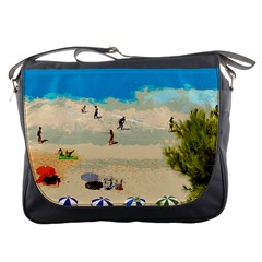 Beach Messenger Bags by Valentinaart