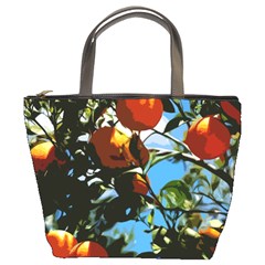 Orange Tree Bucket Bags by Valentinaart