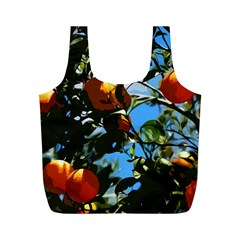 Orange Tree Full Print Recycle Bags (m)  by Valentinaart