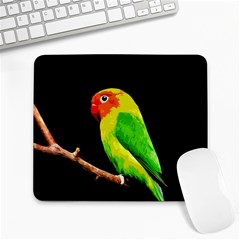 Parrot  Large Mousepads by Valentinaart