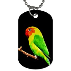 Parrot  Dog Tag (one Side) by Valentinaart