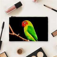 Parrot  Cosmetic Bag (medium)  by Valentinaart