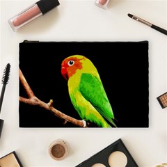 Parrot  Cosmetic Bag (large)  by Valentinaart