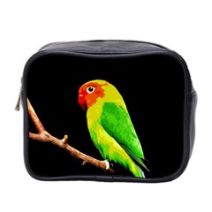 Parrot  Mini Toiletries Bag 2-side by Valentinaart