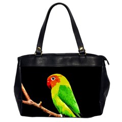 Parrot  Office Handbags (2 Sides)  by Valentinaart