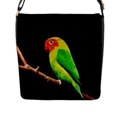 Parrot  Flap Messenger Bag (l)  by Valentinaart