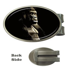 Gorilla  Money Clips (oval)  by Valentinaart