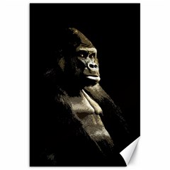 Gorilla  Canvas 20  X 30   by Valentinaart