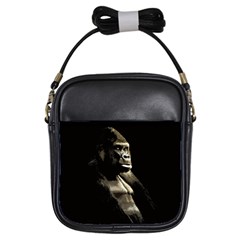 Gorilla  Girls Sling Bags by Valentinaart