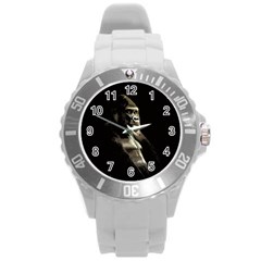 Gorilla  Round Plastic Sport Watch (l) by Valentinaart