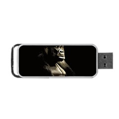 Gorilla  Portable Usb Flash (two Sides) by Valentinaart