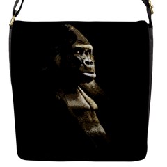 Gorilla  Flap Messenger Bag (s) by Valentinaart