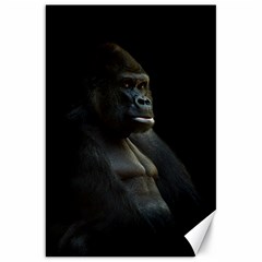 Gorilla  Canvas 20  X 30   by Valentinaart