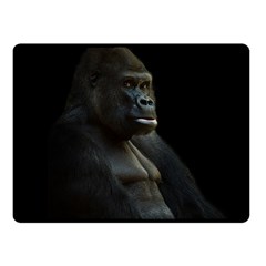 Gorilla  Fleece Blanket (small) by Valentinaart