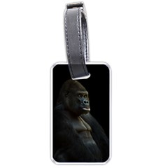 Gorilla  Luggage Tags (one Side)  by Valentinaart