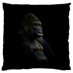 Gorilla  Large Flano Cushion Case (one Side)