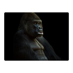 Gorilla  Double Sided Flano Blanket (mini)  by Valentinaart