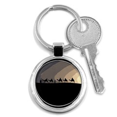 Caravan  Key Chains (round)  by Valentinaart