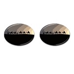 Caravan  Cufflinks (Oval) Front(Pair)