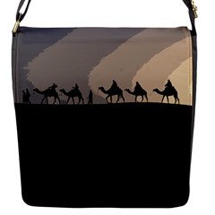 Caravan  Flap Messenger Bag (s) by Valentinaart