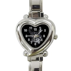 Domestic Cat Heart Italian Charm Watch by Valentinaart