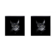 Domestic Cat Cufflinks (square) by Valentinaart