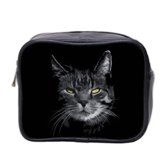 Domestic Cat Mini Toiletries Bag 2-side by Valentinaart