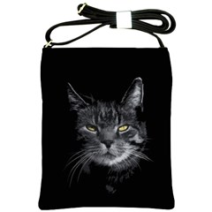 Domestic Cat Shoulder Sling Bags by Valentinaart