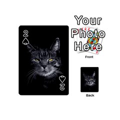 Domestic Cat Playing Cards 54 (mini)  by Valentinaart