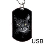 Domestic cat Dog Tag USB Flash (One Side) Front