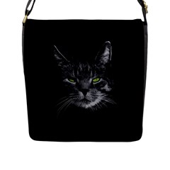 Domestic Cat Flap Messenger Bag (l)  by Valentinaart