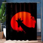 Giraffe  Shower Curtain 60  x 72  (Medium)  60 x72  Curtain