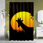 Giraffe  Shower Curtain 48  x 72  (Small)  Curtain(48  X 72 ) - 42.18 x64.8  Curtain(48  X 72 )