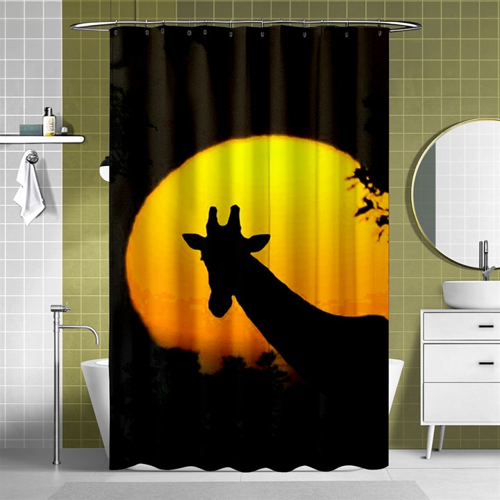 Giraffe  Shower Curtain 48  x 72  (Small) 