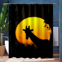 Giraffe  Shower Curtain 60  X 72  (medium)  by Valentinaart