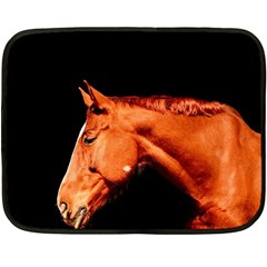 Horse Fleece Blanket (mini) by Valentinaart