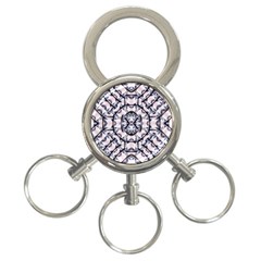 Futuristic Geo Print 3-ring Key Chains by dflcprints