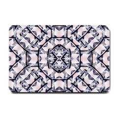 Futuristic Geo Print Small Doormat  by dflcprints