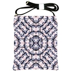 Futuristic Geo Print Shoulder Sling Bags by dflcprints